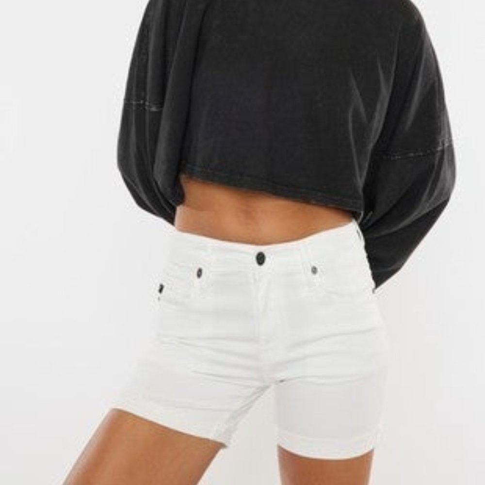 White KanCan Shorts